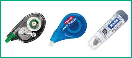 corrector de cinta